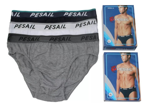 Calzoncillos Slip Para Hombre De Algodón Tradicional Docena