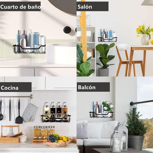 Juego De 2 Soportes Para Lavabo Baño Sin Perforaciones Pared