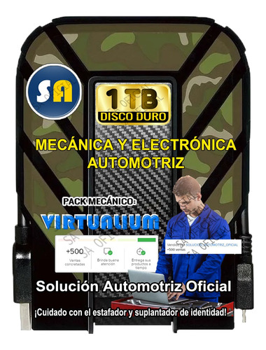 Pack Mecánico Virtualium 1tb Alldata Mitchell Atsg Elsawin