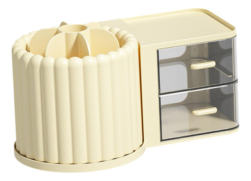 Organizador De Maquillaje De Escritorio Con Cajón,