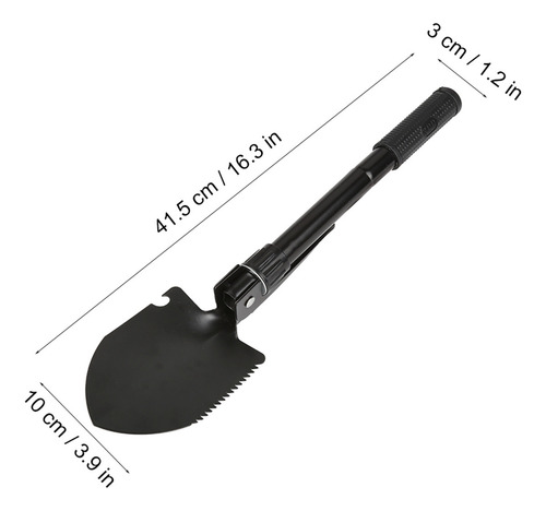 Pala De Camping Multifunción Plegable De Supervivencia Para