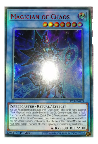 Magician Of Chaos Yu-gi-oh! Original Konami