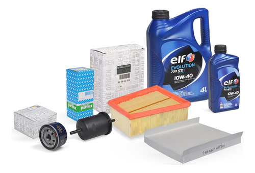 Kit Filtros 5 Lt Aceite Renault Sandero 1.6 16v K4m Completo