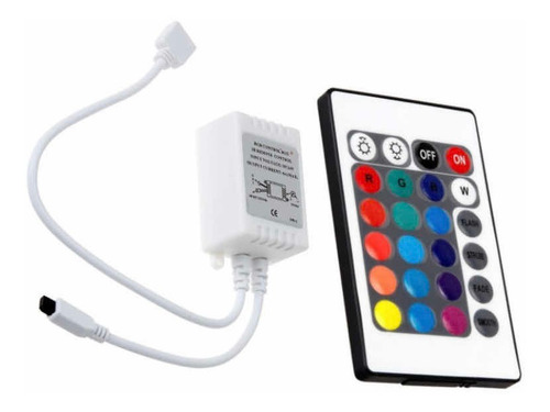 Imagen 7 de 8 de Tira Luces Led 5050 Rgb, Kit Completo,control Y Fuente