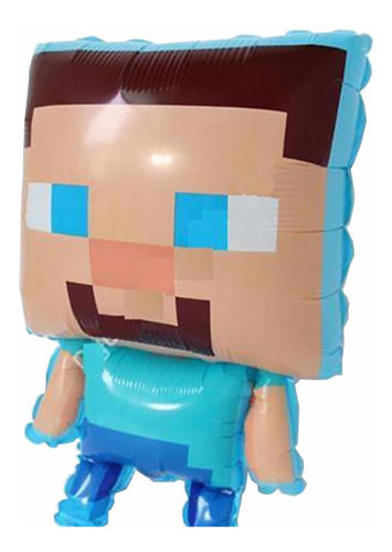 Globo Metálico Personaje Minecraft