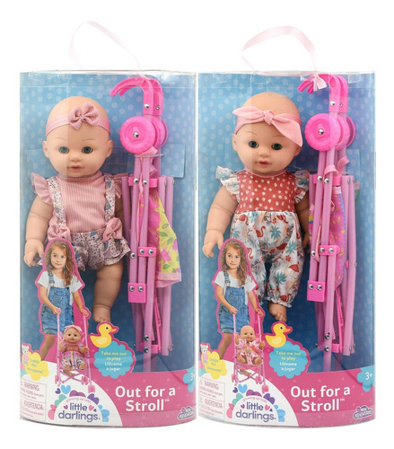 New Adventure Muñeca Con Carrito De Paseo 12 4227