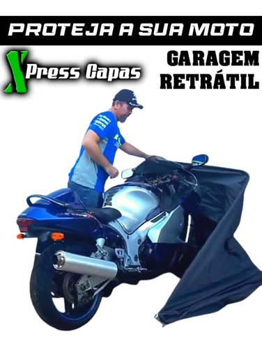 Garagem Retrátil Para Moto - Grande