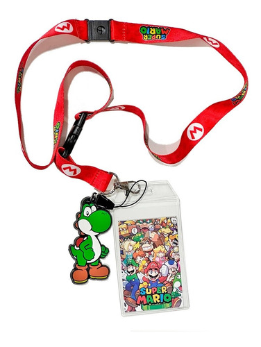 Super Mario Porta Carnet Identificacion Importado Nintendo
