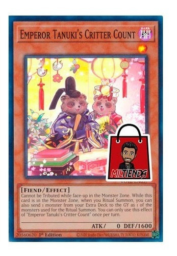 Emperor Tanuki's Critter Count - Super - Miltienda - Yugioh