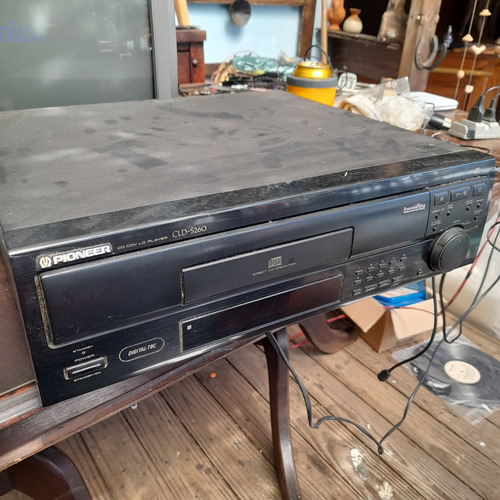 Imagem 1 de 9 de Laserdisc Pioneer Cld S260 Sem Funcionar. Liga Abre Gaveta