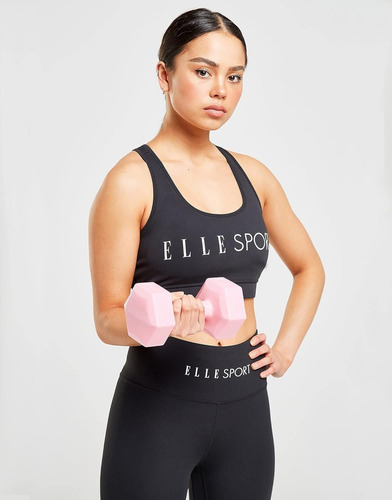 Elle Sport Par De Mancuernas De Mano De Ejercicio De Cemento