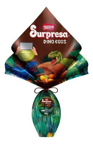 Ovo De Páscoa Supresa Dino Eggs Ao Leite Nestlé 204g