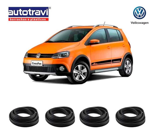 Jogo Borracha Porta Fox Crossfox 2004 A 2023 - Autotravi