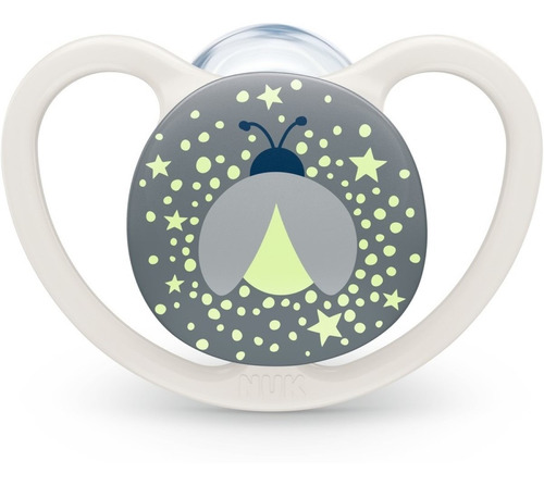 Imagen 4 de 9 de Set 2 Chupetes Bebe Space Night Nuk 6-18m Nocturno Luminoso