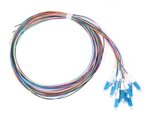 Pigtail De Fibra Óptica De 12 Hilos Lc/upc Monomodo 1.5 M