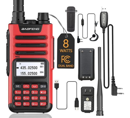 Walkietalkie Baofeng Uv 13 Pro Usb Uhf Y Vhf Arriba Uv-5r