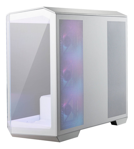 Gabinete Gamer Msi Mag Pano M100r Pz White Micro Atx Usb-c Blanco