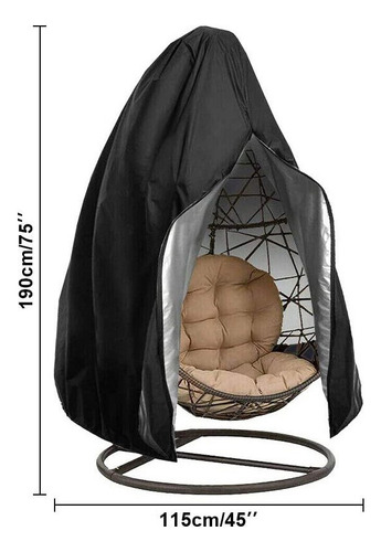 Funda Antipolvo Con Cremallera Para Silla De Columpio