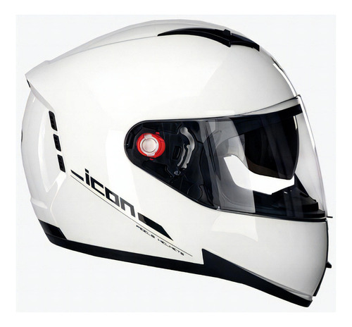 Capacete Moto Peels Icon Classic Cor Branco com Grafite Tamanho do capacete 60