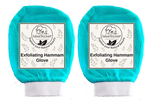 Guantes Exfoliantes Para Hammam, Diseño Natural Con Forma De