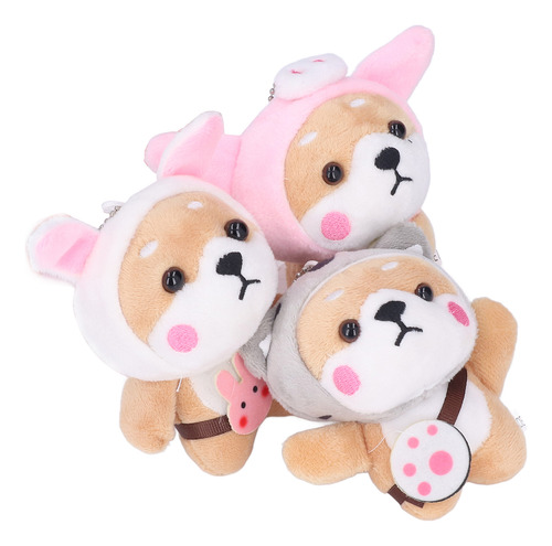 Colgante De Peluche Para Perro, 3 Unidades, Pequeño Y Suave
