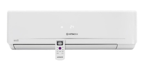 Aire acondicionado Hitachi ECO split frío/calor 2150 frigorías blanco 220V HSA-2500FC ECO HI-EF