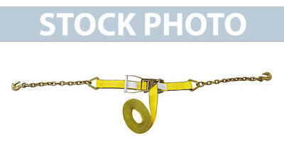 New! Wrecker Straps 2  X 30' Chain Anchor 10k Poly Tiedo Yyx