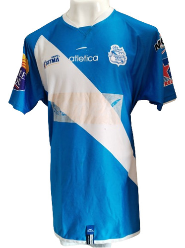 Jersey Fútbol  Puebla Franja Atletica Azul Talla M 