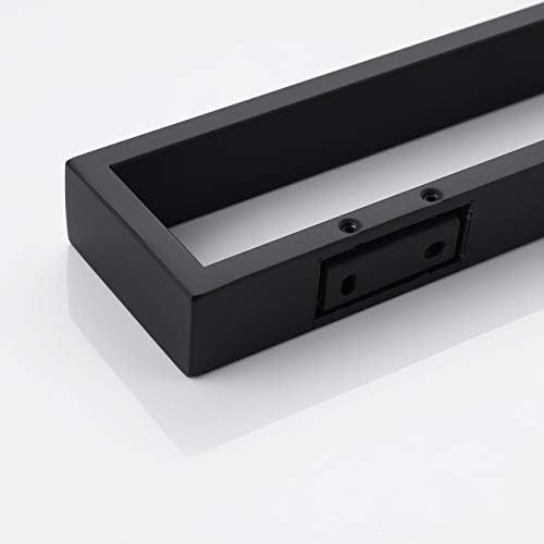 Miyili - Toallero De Acero Inoxidable Sus 304, Color Negro M
