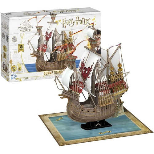 Harry Potter Barco Durmstrang Rompecabezas 3d Piezas: 321