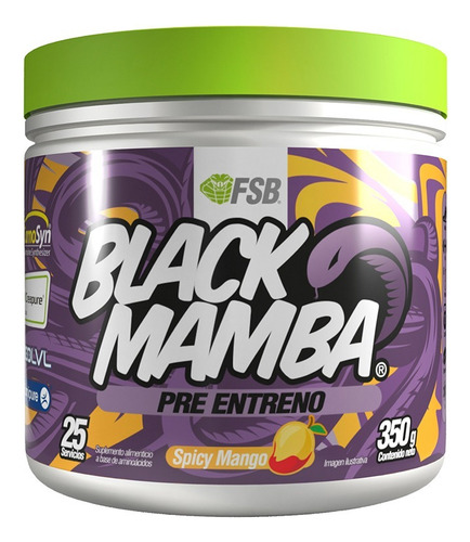 Fsb Black Mamba Carnosyn Carnipure 25 Servicios Sabor SPICY MANGO