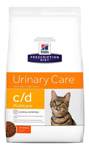 Alimento Gato F C/d Multicare Chicken 4lb