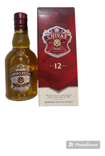 Whisky Chivas 12 200ml Con Caja