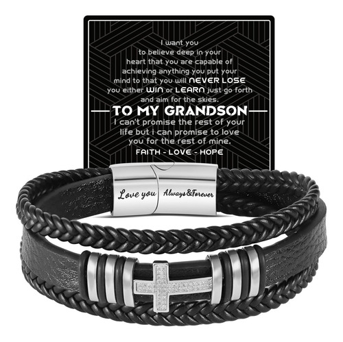 Gift4u Regalos Para Nieto De La Abuela Abuelo, Pulsera Para