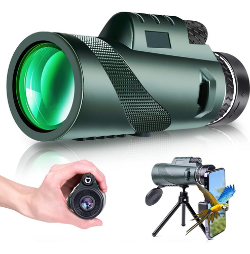 Telescopio Monocular Potente Zoom 40x60 Con Vision Nocturna