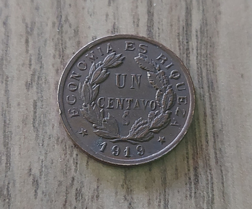 Moneda De Un Centavo Año 1919