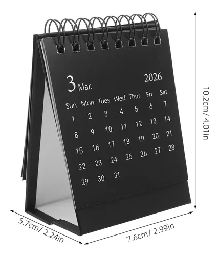 【新品】monimo Desk Calendar 2026年 Desk Calendar 2026 Monthly Desktop Standing Flip Academic