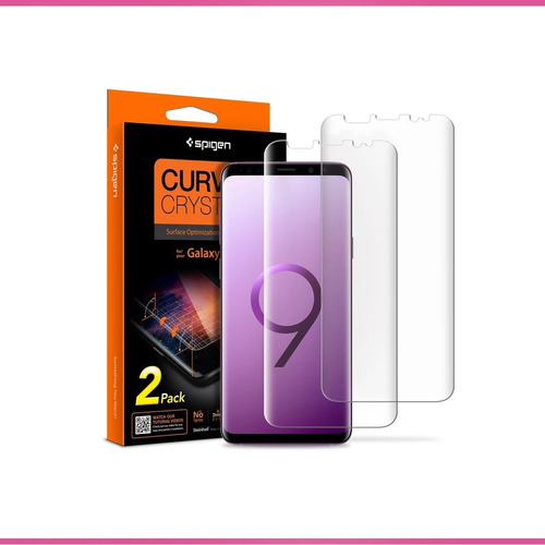 Film Spigen Curved Crystal Hd Samsung Galaxy S9 Plus X2