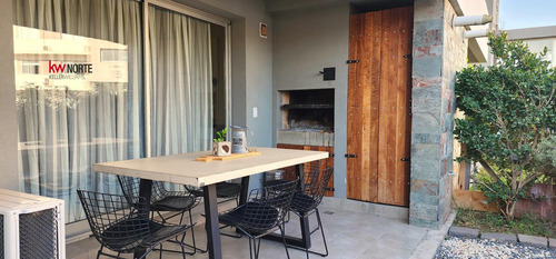 Departamento 2 Amb, Venta Y Alquiler. Parrilla, Jardin Y Cochera. Lagoon Pilar, Villa Rosa, Pilar
