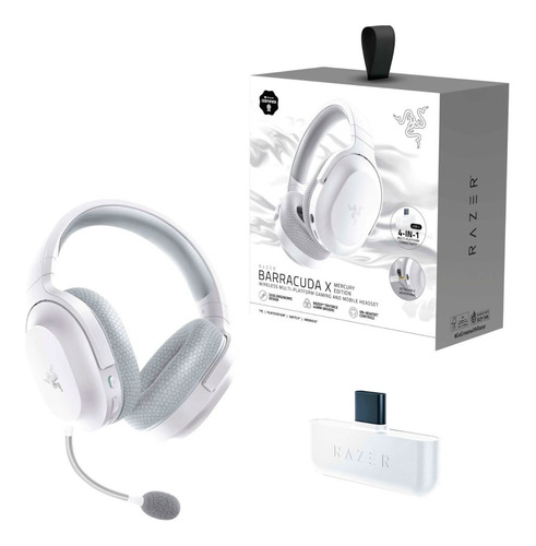 Diadema Razer Barracuda X Wireless White