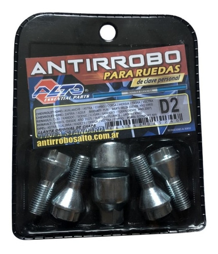 Imagen 4 de 9 de Tuercas De Seguridad Antirrobo Bulon Anti Robo Elegi El Mode