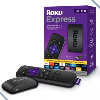 Roku Express Streaming Player Full Hd Hdmi Controle Remoto