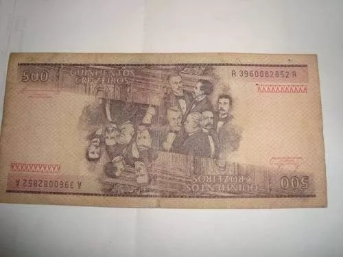 Billete De Brasil De 500 Cruzeiros Serie A