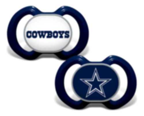 Babyfanatic - Chupete De 2 Unidades  Nfl Dallas Cowboys  P
