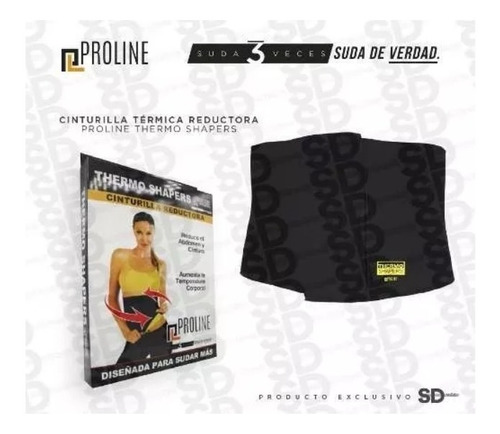 Pack 5x Fajas Cinturillas Neotex Thermo Shaper Profesional