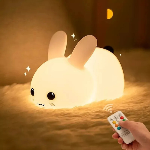 Fjl Luz Led Recargable The Luminous Rabbit Night Light