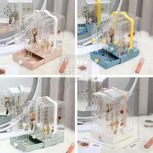 Imagen 3 de 10 de Organizador Bijou Caja Aros Collares Alhajeros Joyas Anillos