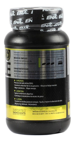 Suplemento En Tabletas Sport Muscle Max En Frasco