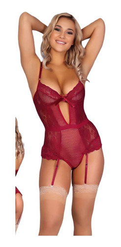 917 Baby Doll Mujer Sexy Tipo Negligee Liguero Sensual Mujer | Meses sin  intereses