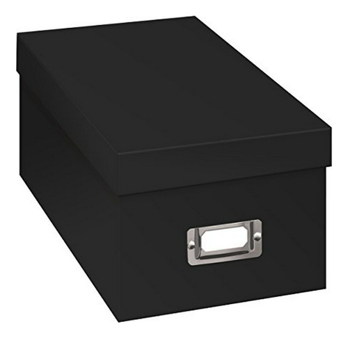 Caja De Almacenamiento Para Cd/dvd  Bcd-1/blk En Color Negro